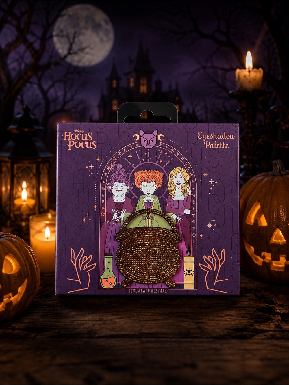 Disney Hocus Pocus Eye Shadow Palette with 12 shades